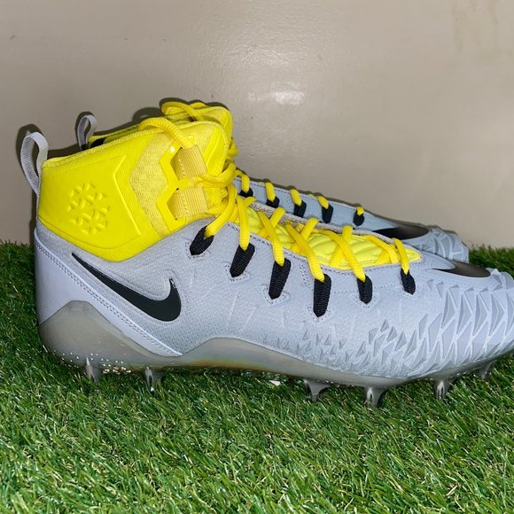 Sample Oregon Ducks PE Team Issued Nike Force Savage Football Cleats Sz 13 AQ909 main image 6
